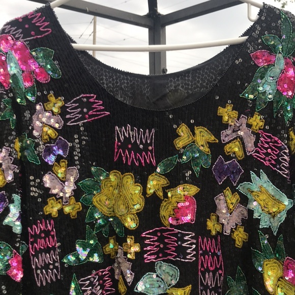 Art Deco sequins dress - Picture 8 of 9